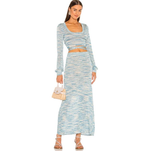 NWT! ALEXIE Women's Monse Maxi Skirt Paradise SIZE-SMALL - Picture 2 of 9